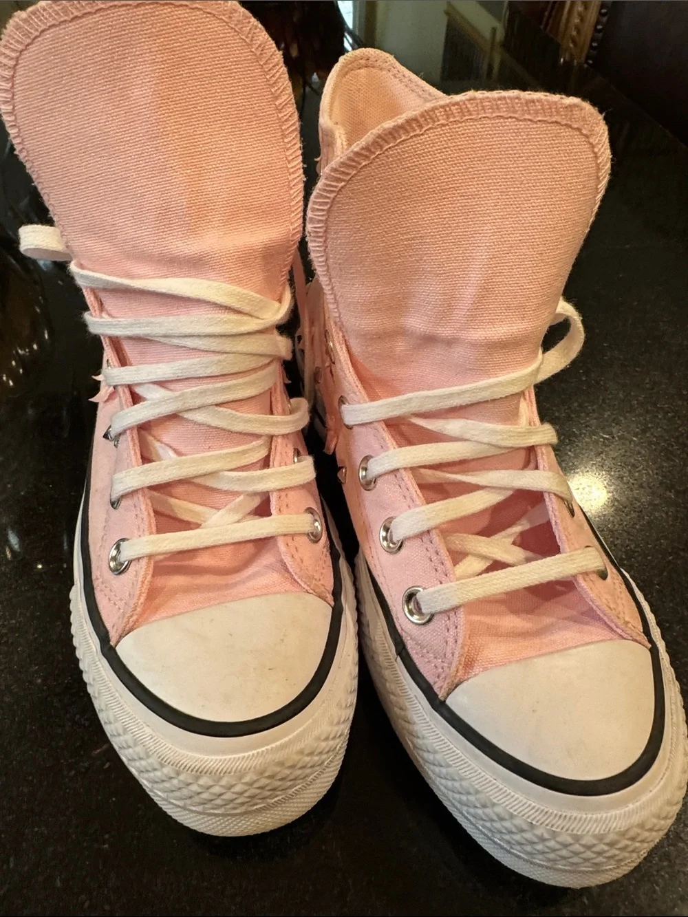 Converse Women's Chuck Taylor All-Star Lift Platform Archive Stars Shoes - Picture 8 of 11